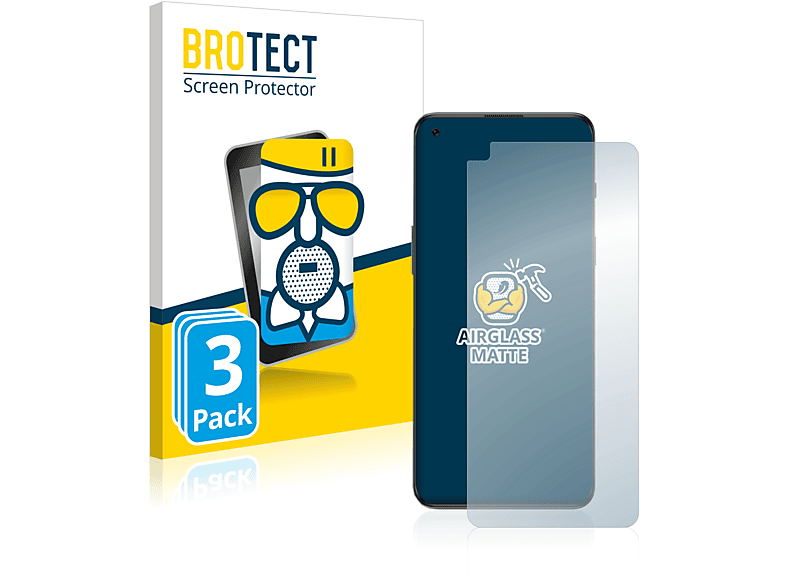 BROTECT Airglass matte OnePlus 2T 5G) Schutzfolie(für 3x Nord
