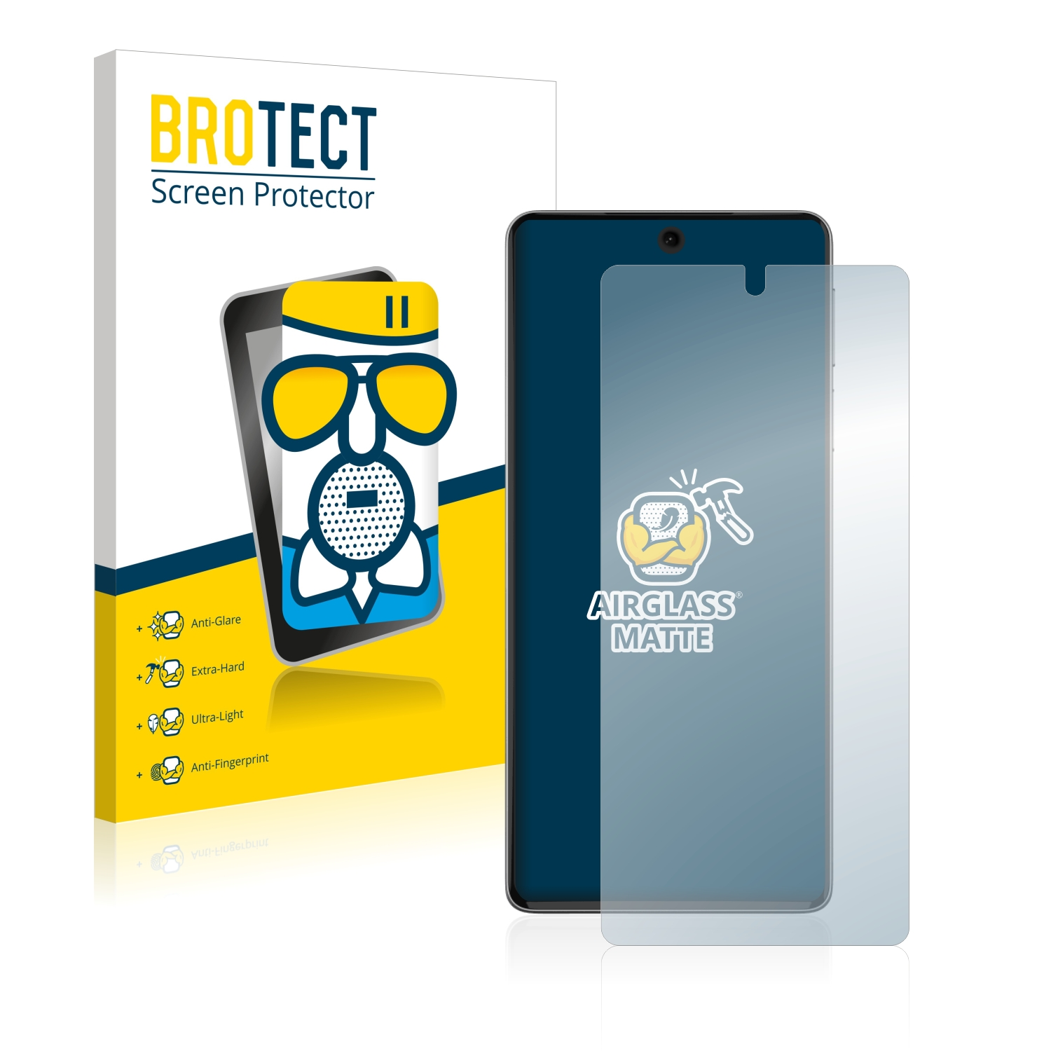 BROTECT Airglass Plus (2022)) matte Edge Motorola Schutzfolie(für