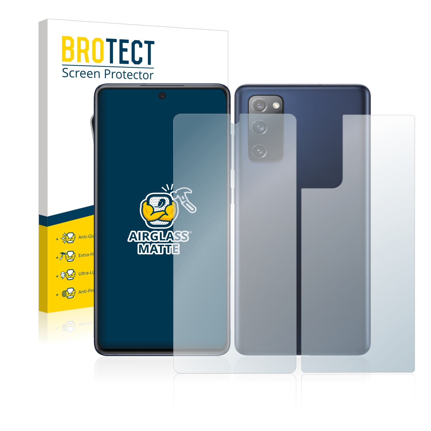 5G) Airglass BROTECT matte FE S20 Samsung Galaxy Schutzfolie(für