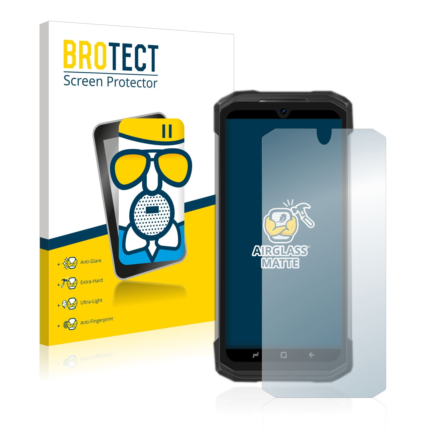 BROTECT Airglass matte Schutzfolie(für Doogee Pro) S98