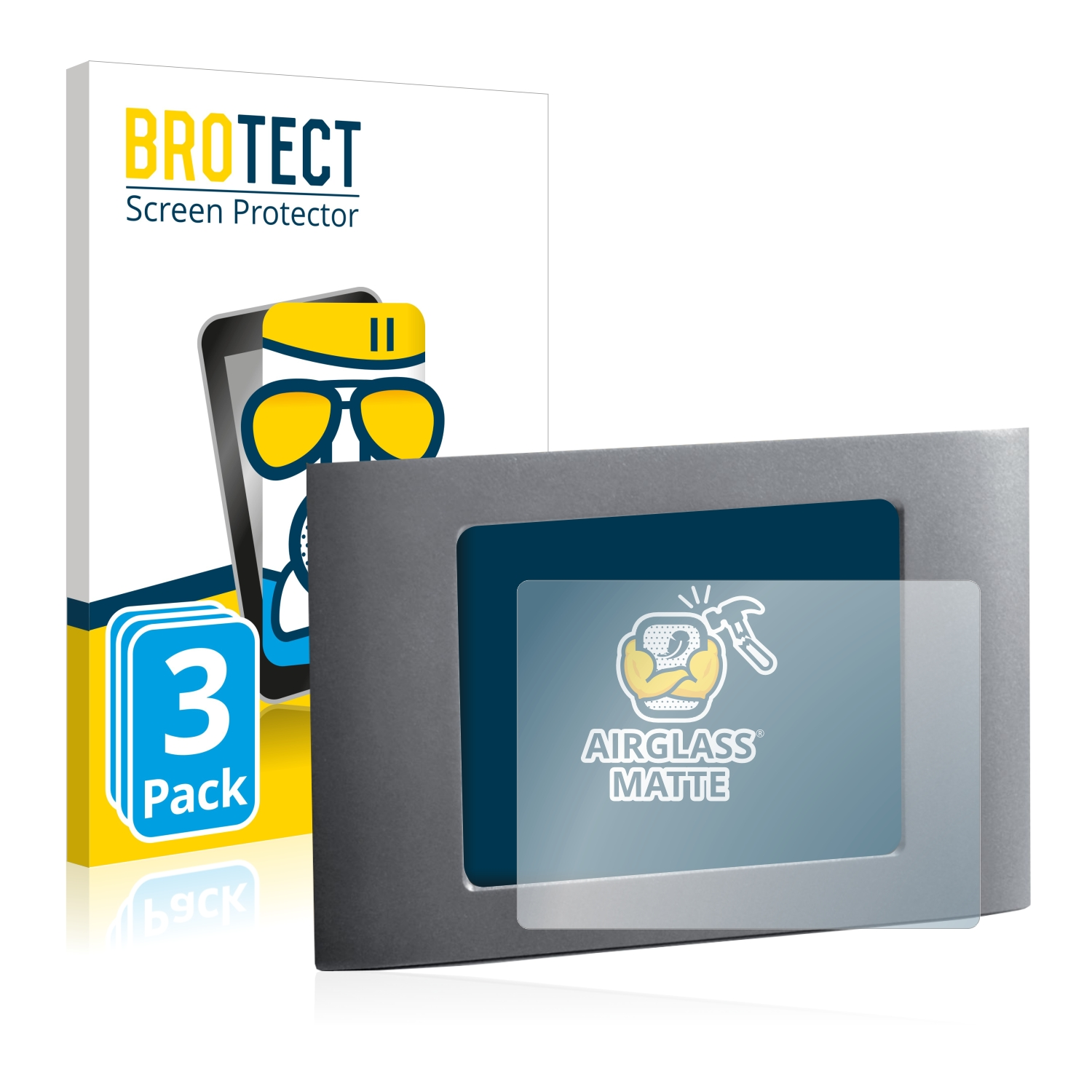 BROTECT matte Schutzfolie(für TP1000) Airglass Wilke 3x
