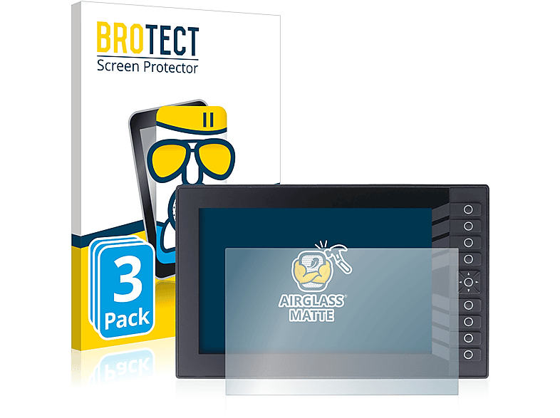 BROTECT 3x Airglass matte ifm Schutzfolie(für CR1102)