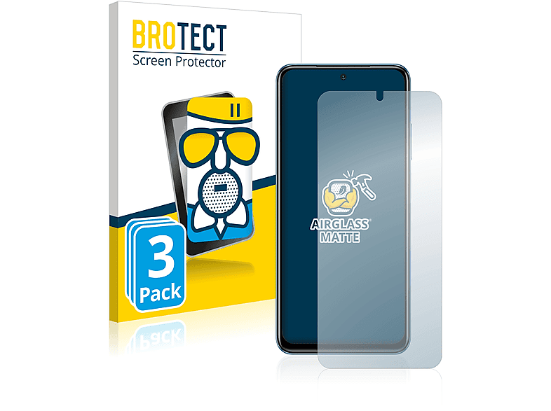 BROTECT 3x Airglass Pro) matte Schutzfolie(für Lava Blaze