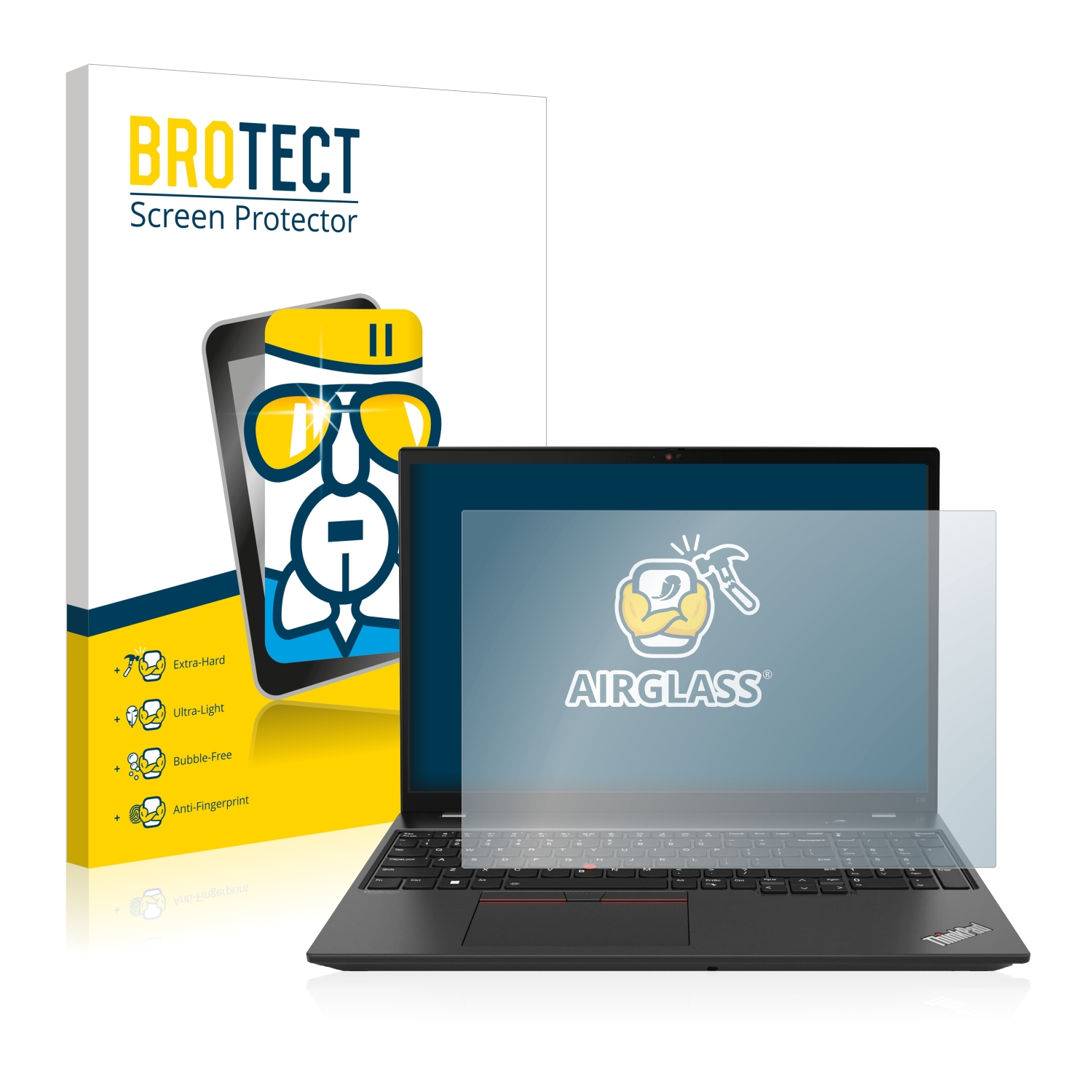 BROTECT Airglass klare Schutzfolie(für Lenovo Gen T16 ThinkPad 16\