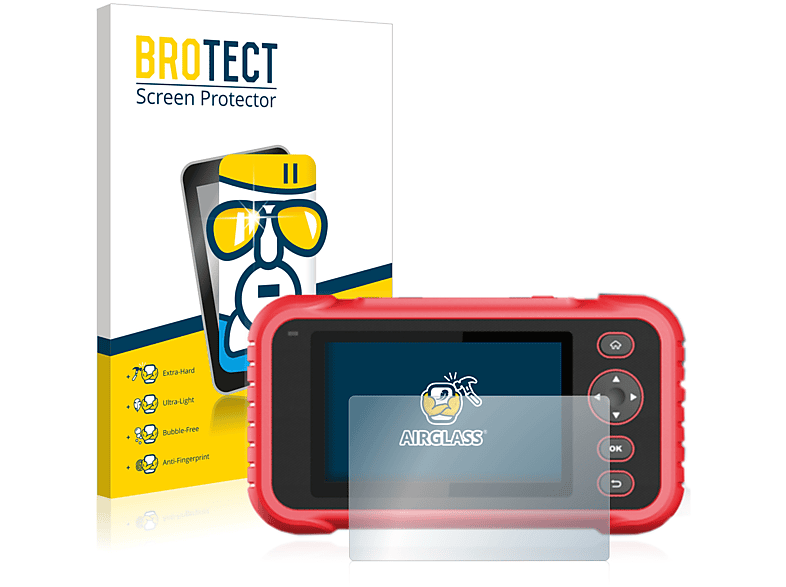 BROTECT Airglass klare Schutzfolie(für Launch CRP 123 / 129 EVO)