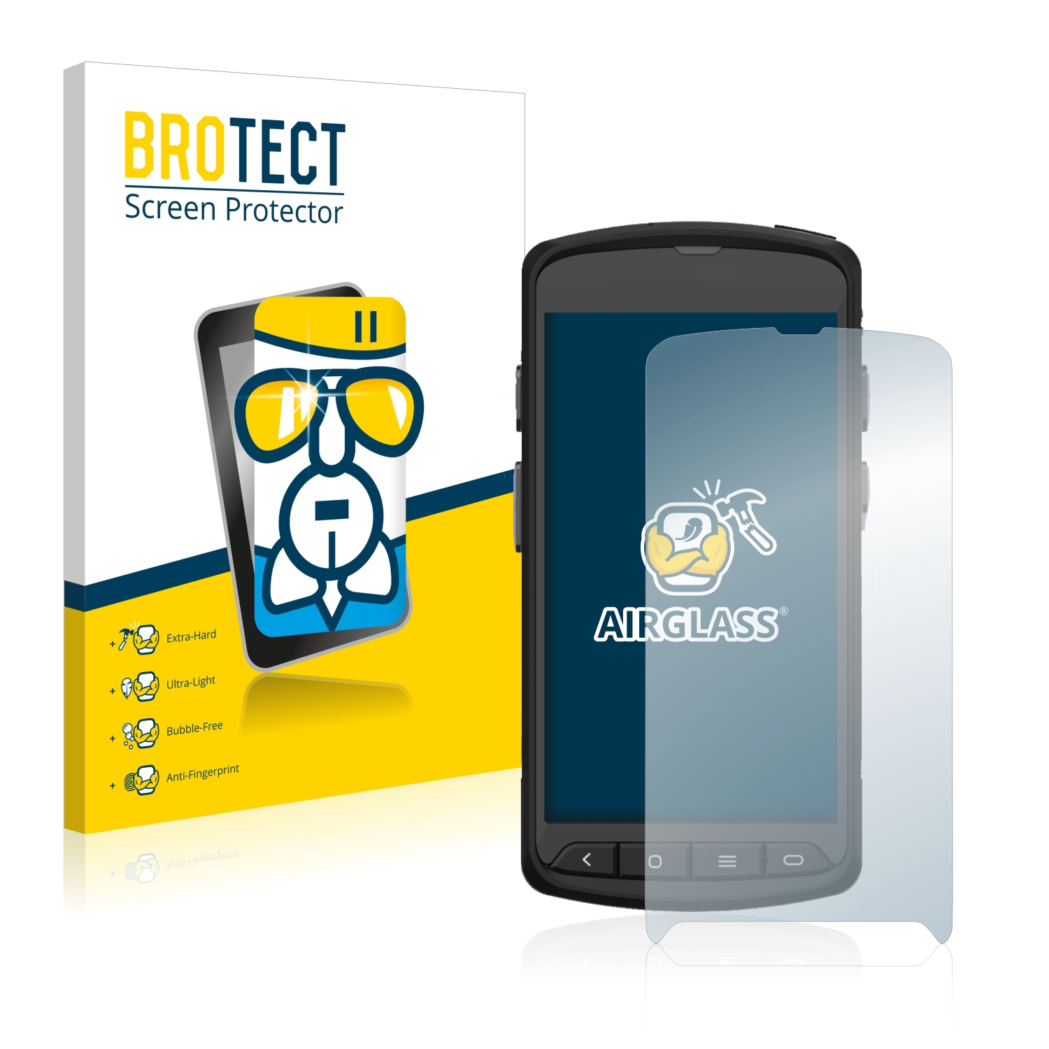 BROTECT Airglass klare Schutzfolie(für 20) SM M3 Mobile