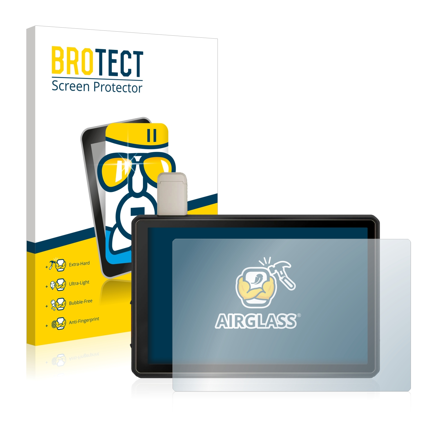 BROTECT Airglass klare Schutzfolie(für Tread Garmin 8\