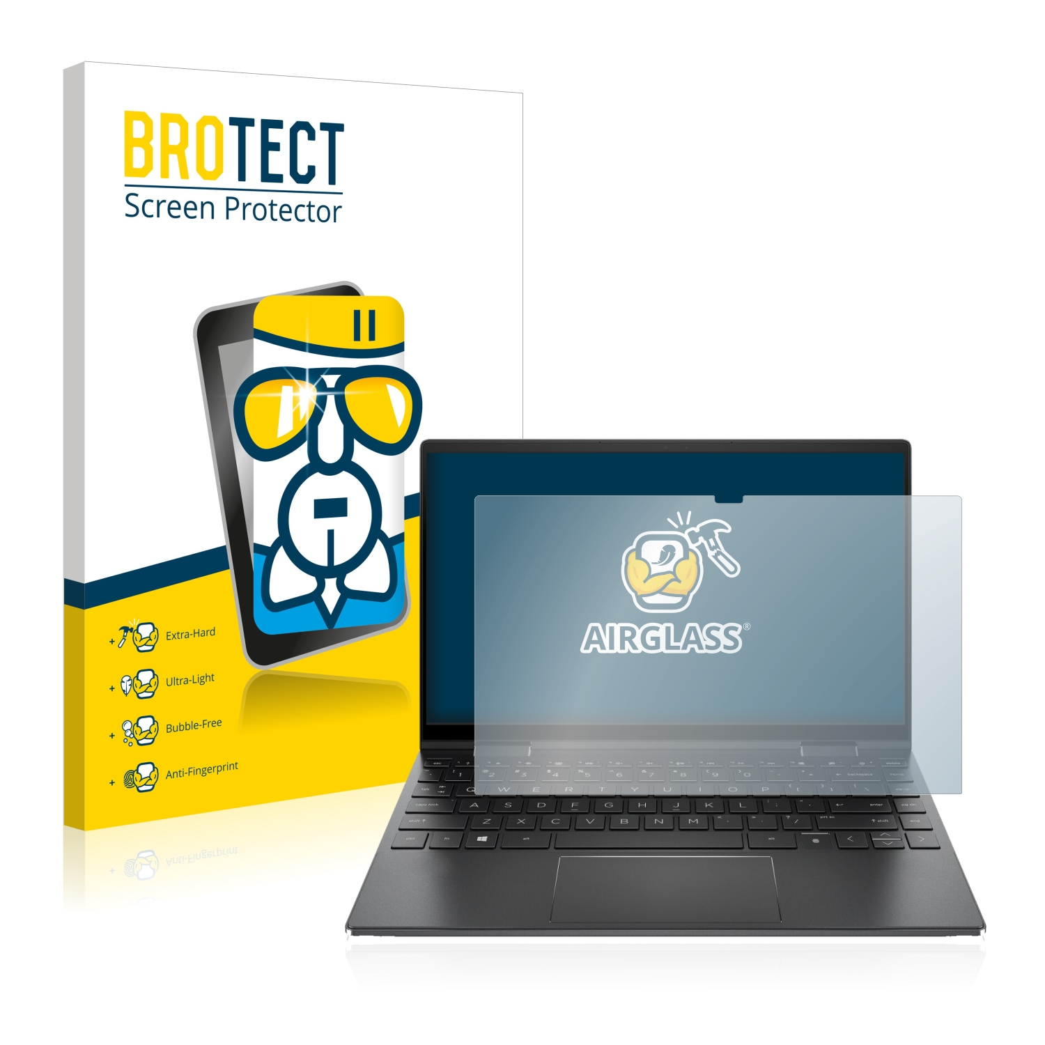 BROTECT Airglass klare Schutzfolie(für HP X360 Envy 13-ay0504sa)