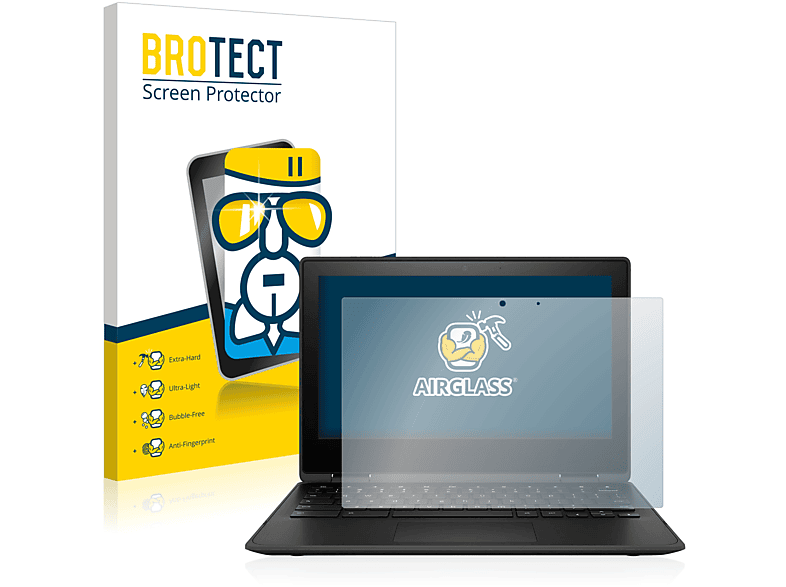 BROTECT Airglass klare Schutzfolie(für HP Chromebook x360 11 G3)