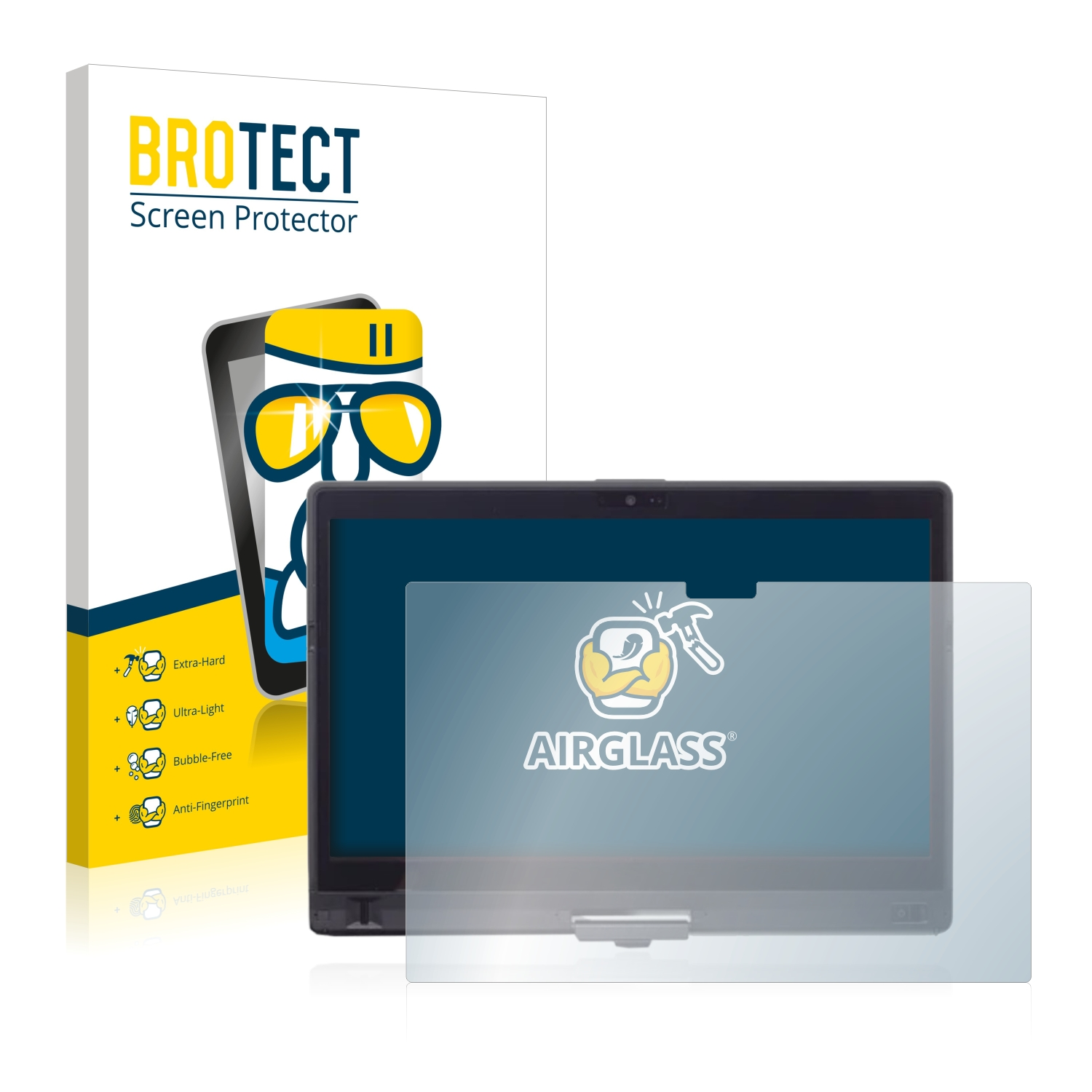 BROTECT Airglass klare Schutzfolie(für Fujitsu Lifebook T938)
