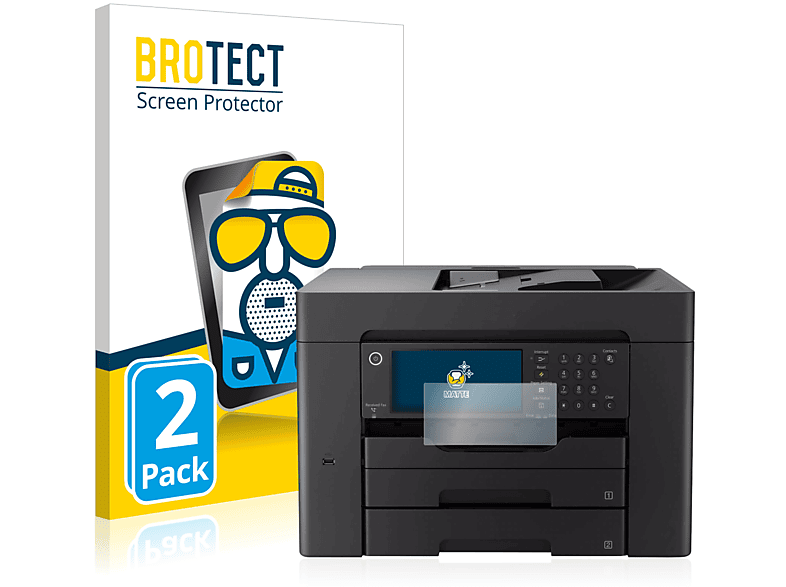 matte Workforce BROTECT 2x Epson Schutzfolie(für WF-7840DTWF)