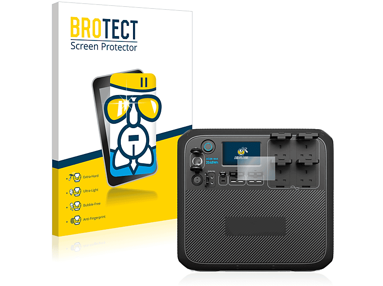 BROTECT Airglass klare Schutzfolie(für Bluetti AC200MAX)