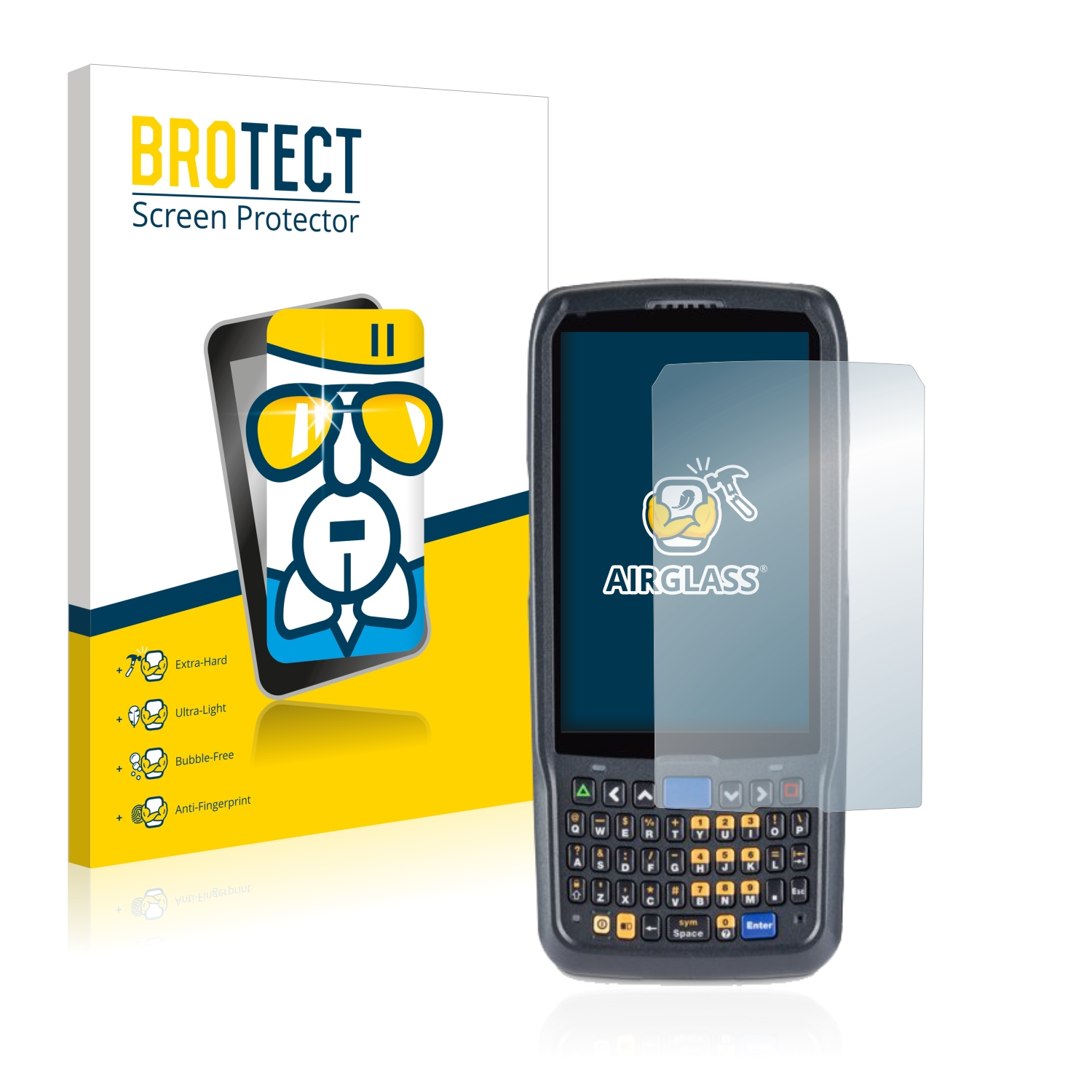 BROTECT Airglass klare Schutzfolie(für Honeywell CN51)