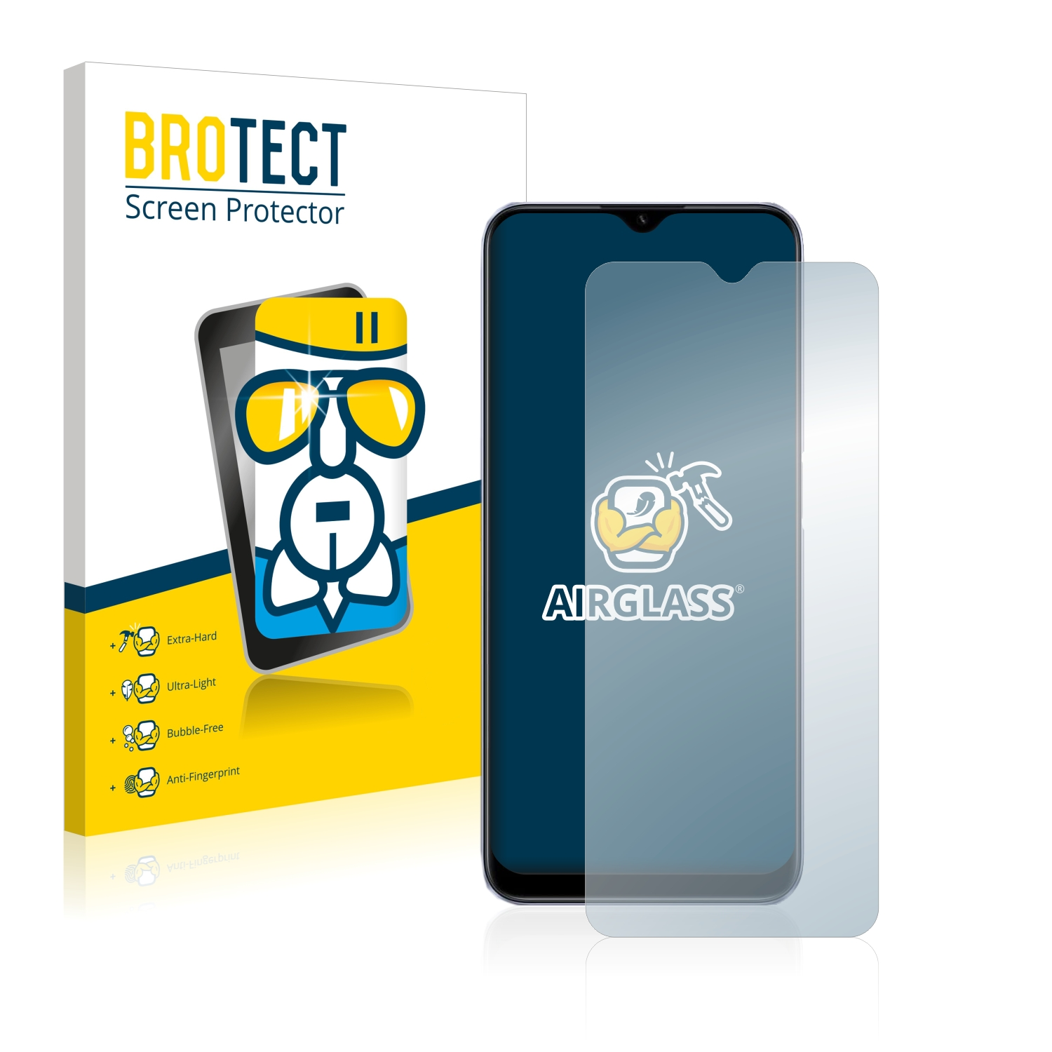 BROTECT Airglass klare Schutzfolie(für realme C31)