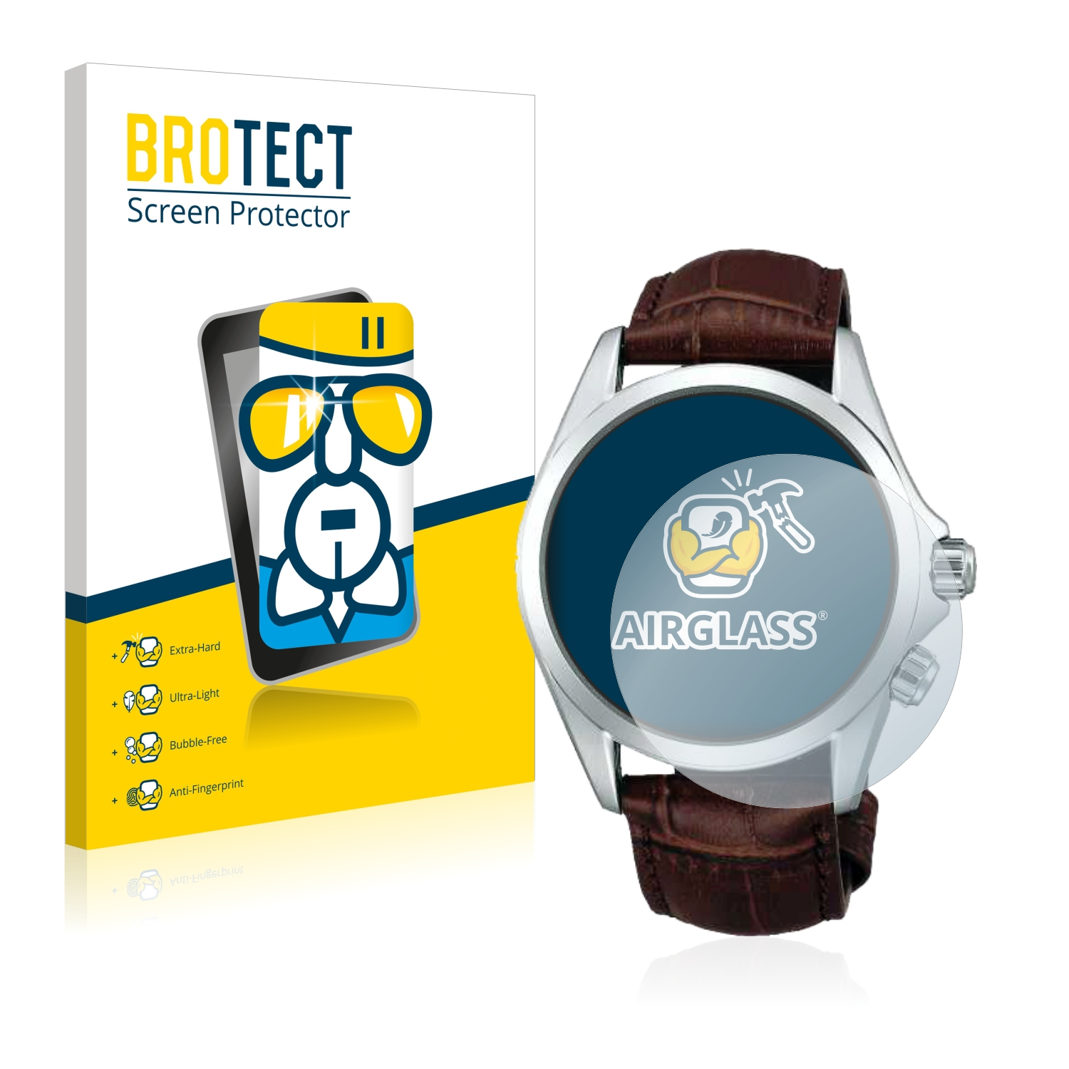 Alpinist Seiko BROTECT SPB121J1) Airglass klare Schutzfolie(für Prospex