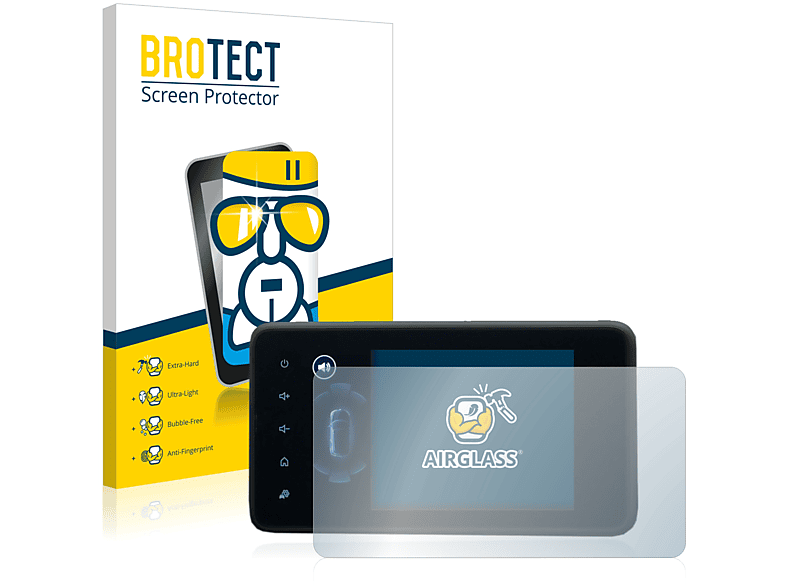 BROTECT Airglass klare Schutzfolie(für Dacia Jogger 2022 Media Display 8\