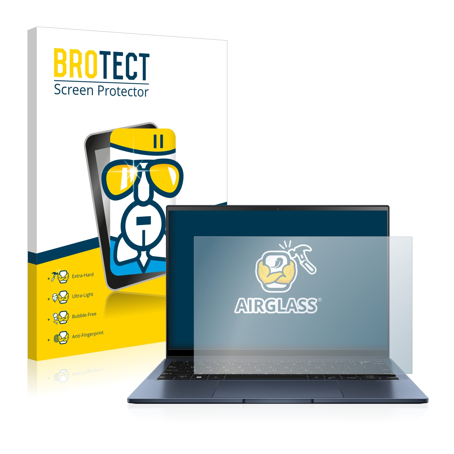 klare ASUS S13 Schutzfolie(für BROTECT OLED) Airglass ZenBook