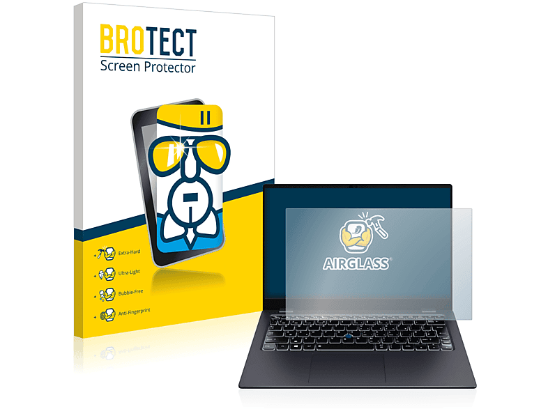 BROTECT Airglass klare Schutzfolie(für Dynabook Portégé X30L-K)