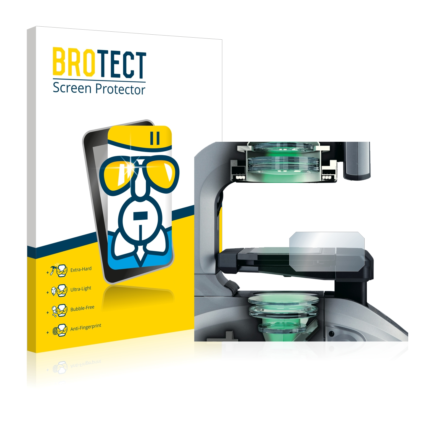 BROTECT Keyence Schutzfolie(für klare Airglass IM-6120 Glasplatte)