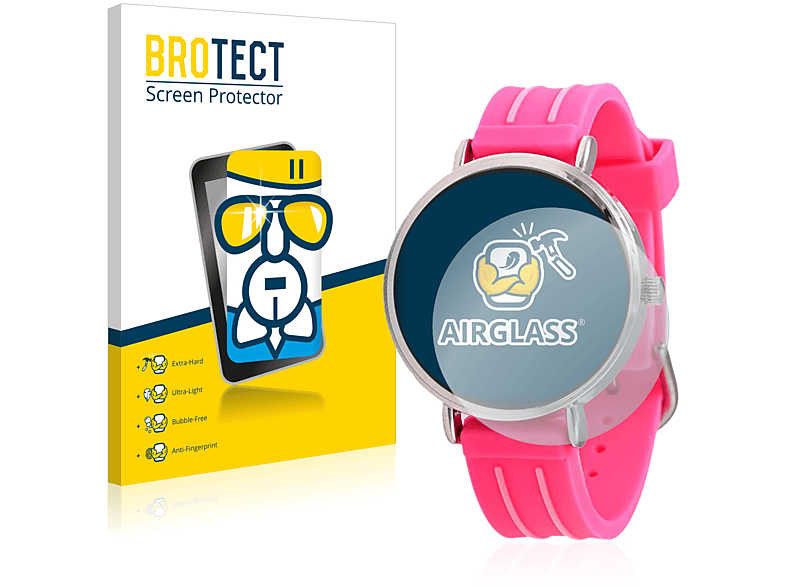 Schutzfolie(für Learning BROTECT Airglass Watch) Children´s Kiddus klare