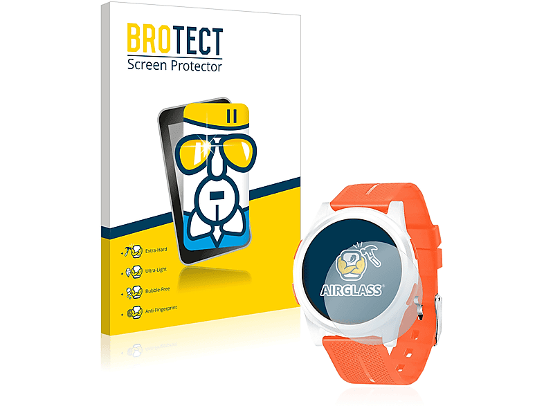 BROTECT Airglass klare Schutzfolie(für Watch) Wifort Digital