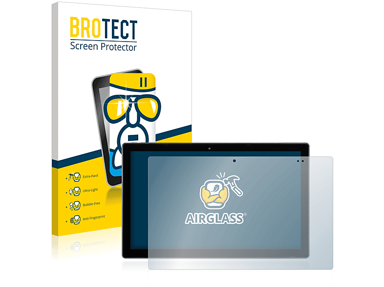 BROTECT Airglass klare Schutzfolie(für Wortmann Terra Pad 1162 N4120 W11 Pro) | Tabletschutzfolien