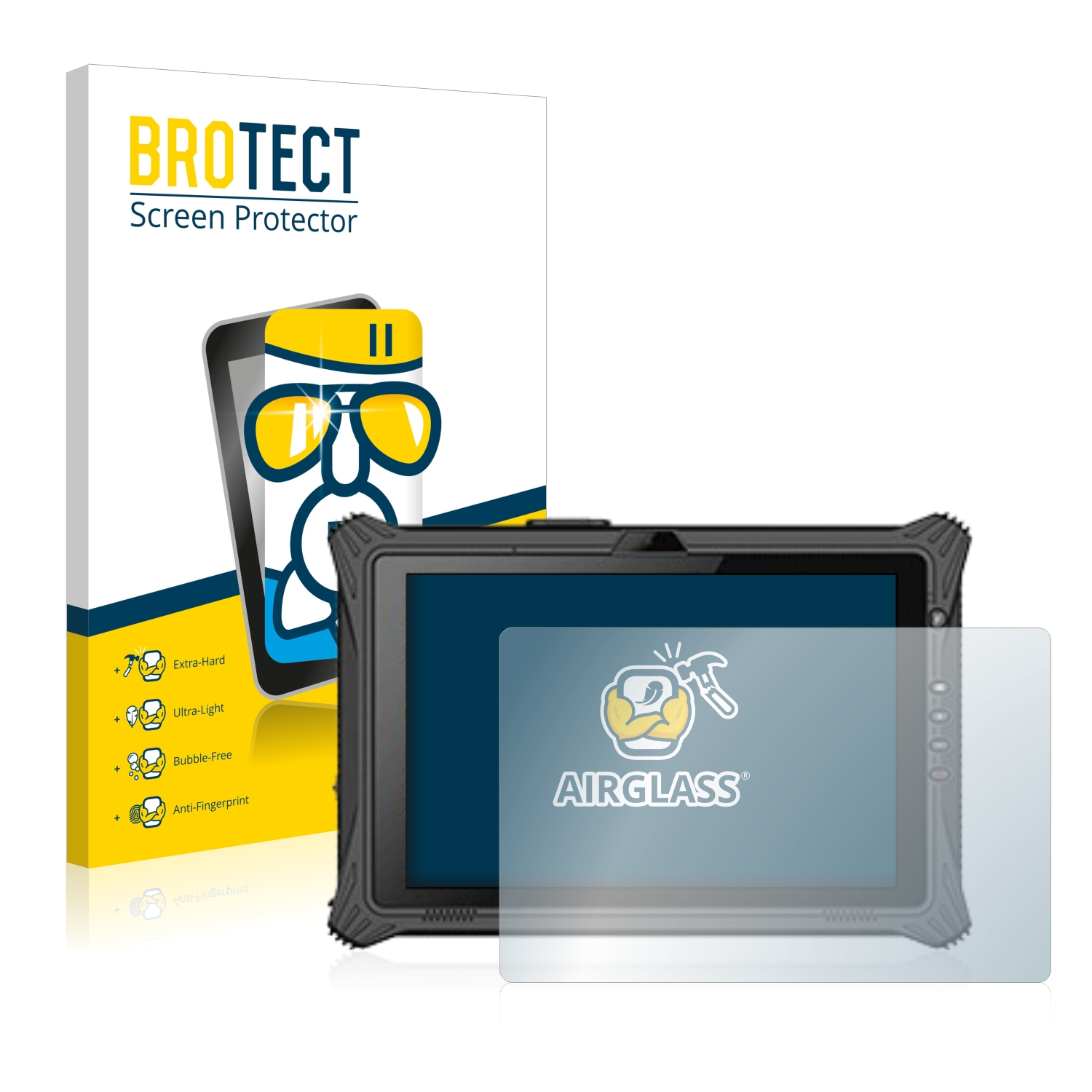 Schutzfolie(für 8250 Hematec Airglass klare SolidTab BROTECT 10) Pro