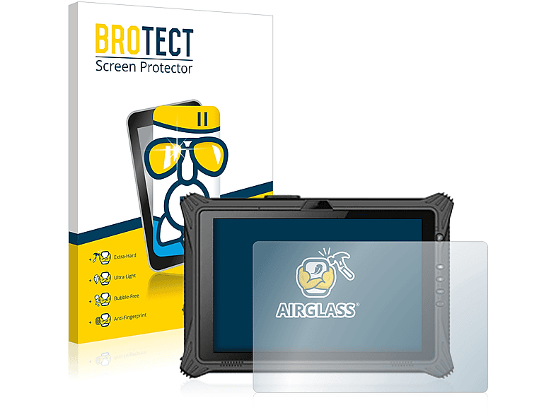 BROTECT Airglass klare SolidTab Pro 10) Schutzfolie(für Hematec 8250