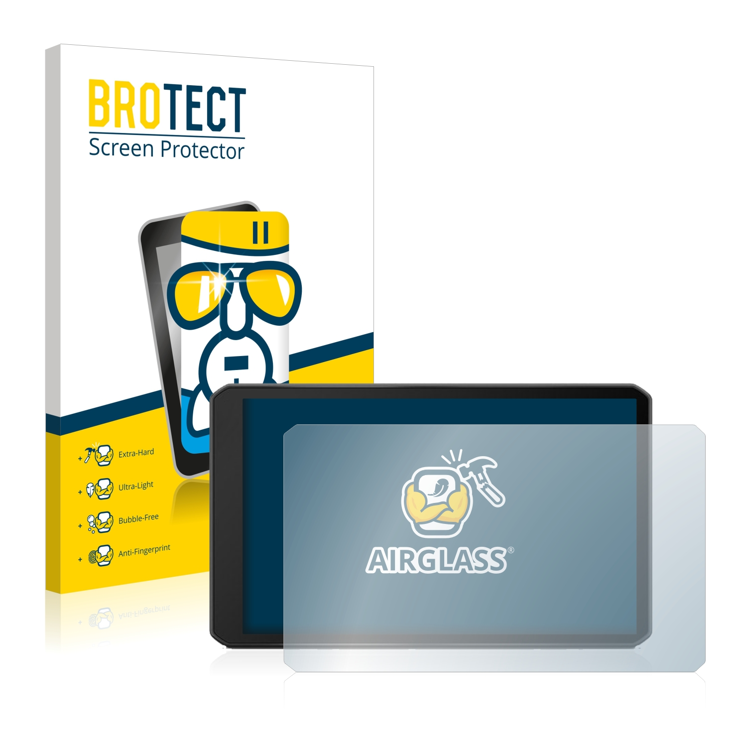 BROTECT Airglass klare dezl LGV710) Garmin Schutzfolie(für