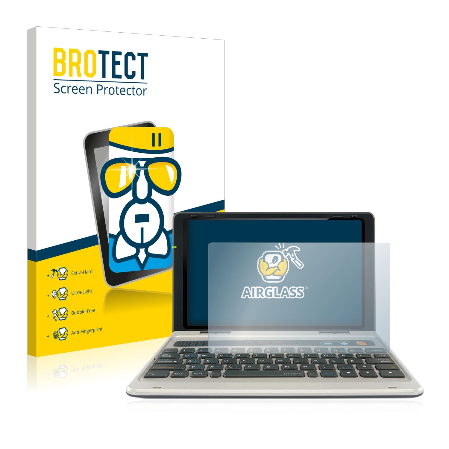 Genio BROTECT Vtech Lernlaptop) Schutzfolie(für Airglass klare