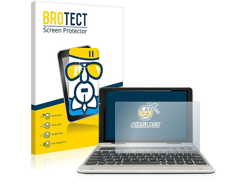 BROTECT Airglass klare Schutzfolie(für Vtech Lernlaptop) Genio