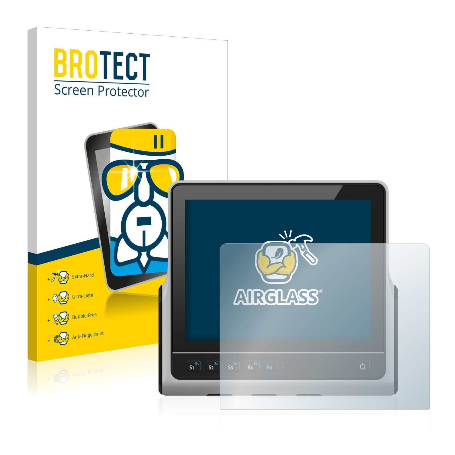 BROTECT Airglass klare Schutzfolie(für ads-tec VMT9010)