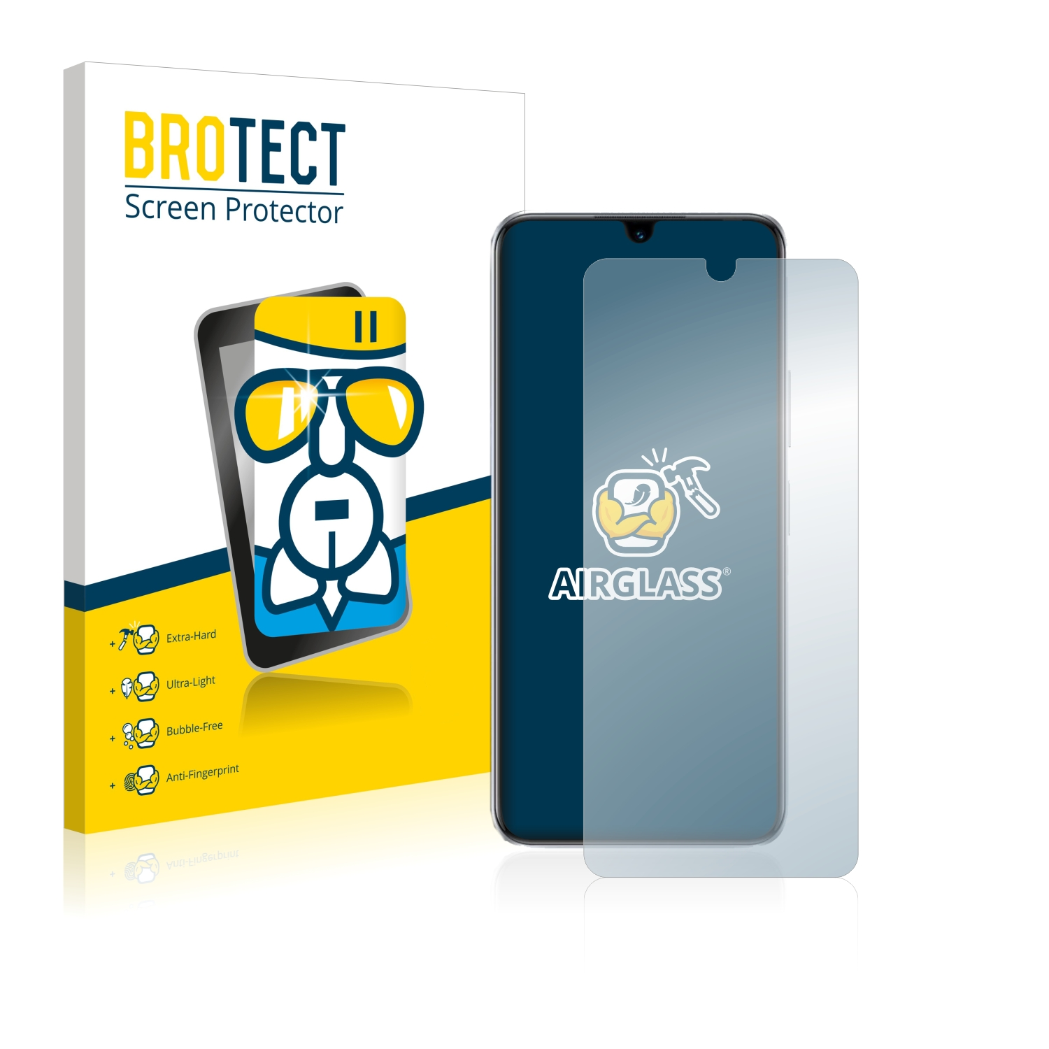 BROTECT Airglass klare Schutzfolie(für 5G) Infinix Pro 12 Note