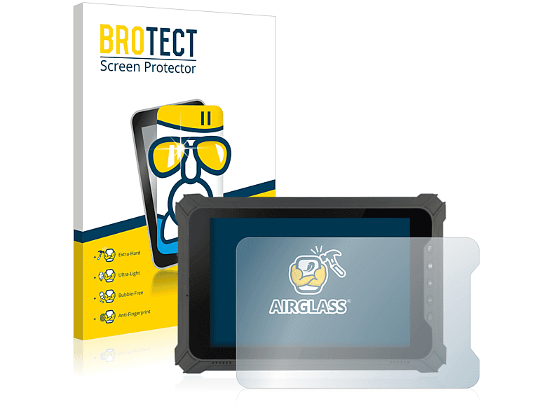 BROTECT Airglass klare Schutzfolie(für Werock Rocktab S508)