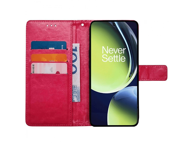 Nord 3-karten, 3 CE Bookcover, CASEONLINE Lite, OnePlus, Rosa