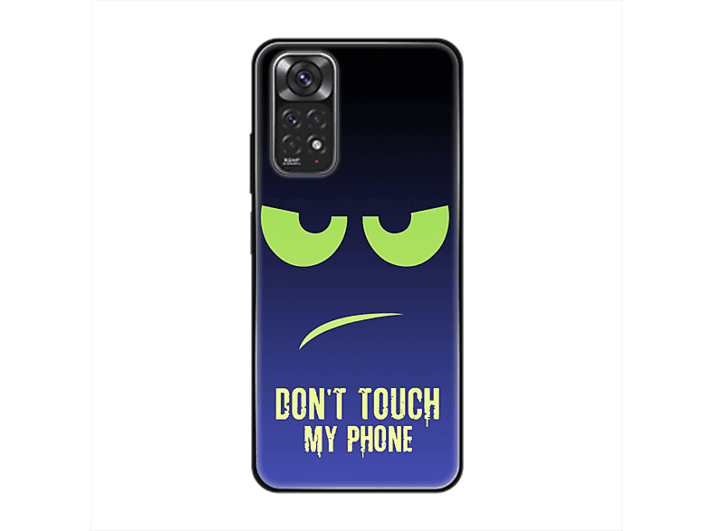 Xiaomi, Touch 11, Grün Redmi KÖNIG Backcover, Blau Dont DESIGN My Phone Case, Note