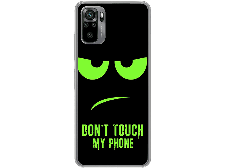 KÖNIG DESIGN Xiaomi, Touch Redmi 10S, Note Case, Dont Grün Phone My Backcover