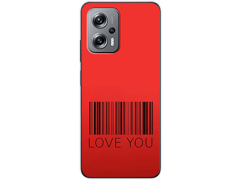 Case, K50i, KÖNIG Love DESIGN Backcover, Redmi You Xiaomi,