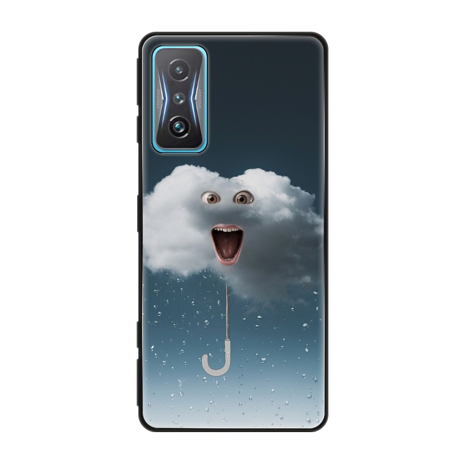Regenwolke Redmi KÖNIG Backcover, K50 DESIGN Case, Xiaomi, Gaming,