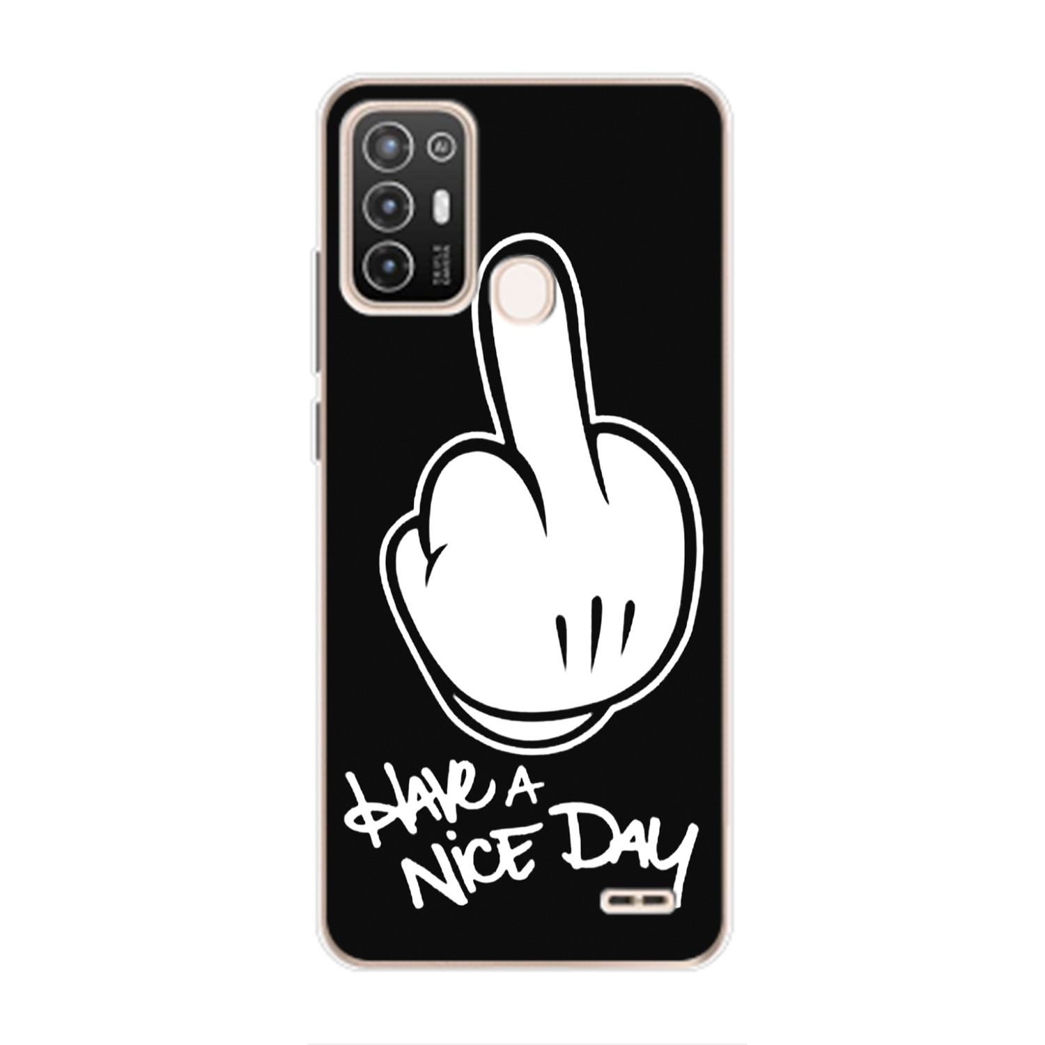 KÖNIG DESIGN Case, Day nice a ZTE, A52, Blade Backcover, Have