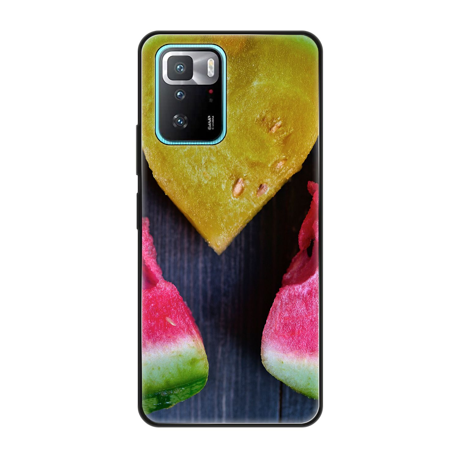 Case, Poco GT, DESIGN X3 Backcover, Wassermelone Xiaomi, KÖNIG
