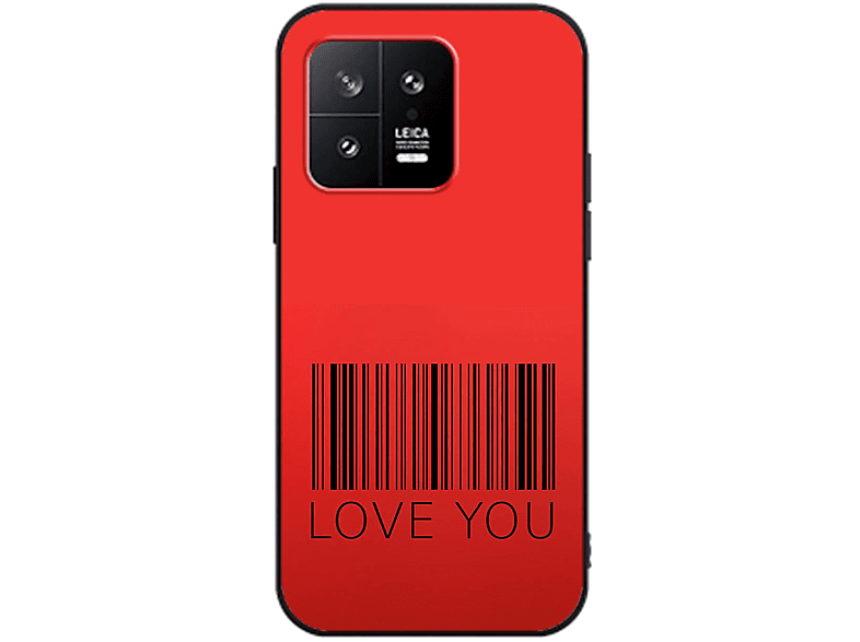 KÖNIG DESIGN Case, Backcover, Xiaomi, 13, Love You