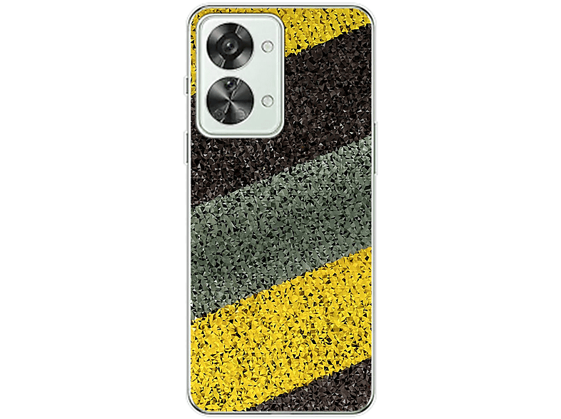 DESIGN 2T, Abstrakt OnePlus, Streifen Backcover, KÖNIG Case, Nord