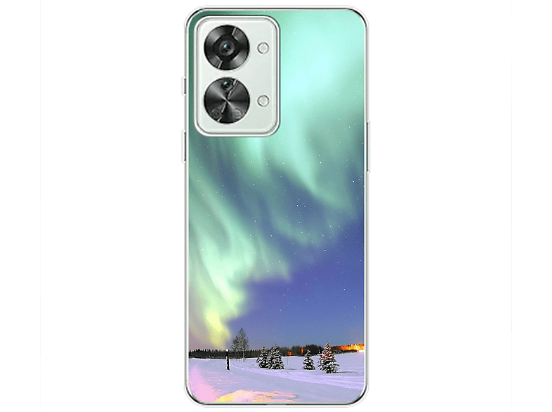 Backcover, KÖNIG Nord Case, 2T, OnePlus, Polarlichter DESIGN