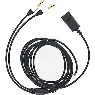 Cable adaptador - TELLUR QD a 2 x Jack de 3.5 mm, 2.2 m