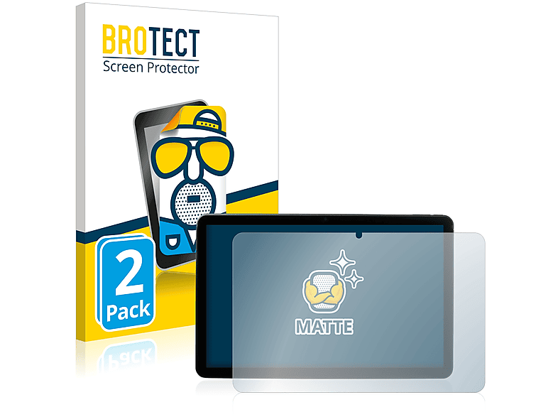 BROTECT 2x matte Schutzfolie(für MEDION Lifetab P10752) | Tabletschutzfolien