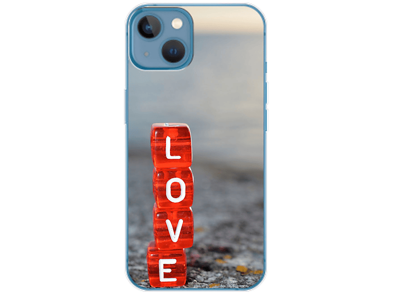 14 iPhone Love DESIGN Case, Backcover, KÖNIG Plus, Apple,