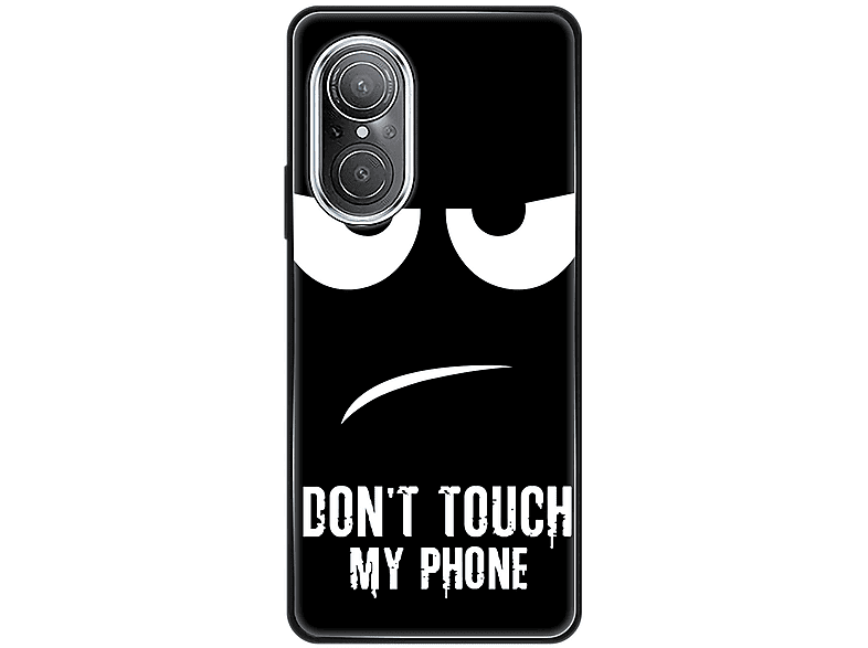 KÖNIG DESIGN Case, Backcover, Huawei, nova 9 SE, Dont Touch My Phone Schwarz