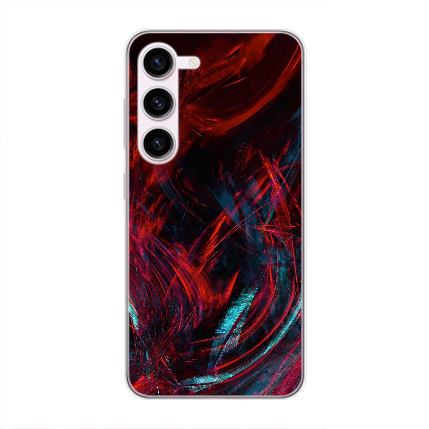 S23, Galaxy Backcover, Abstrakt KÖNIG DESIGN Samsung, Case,