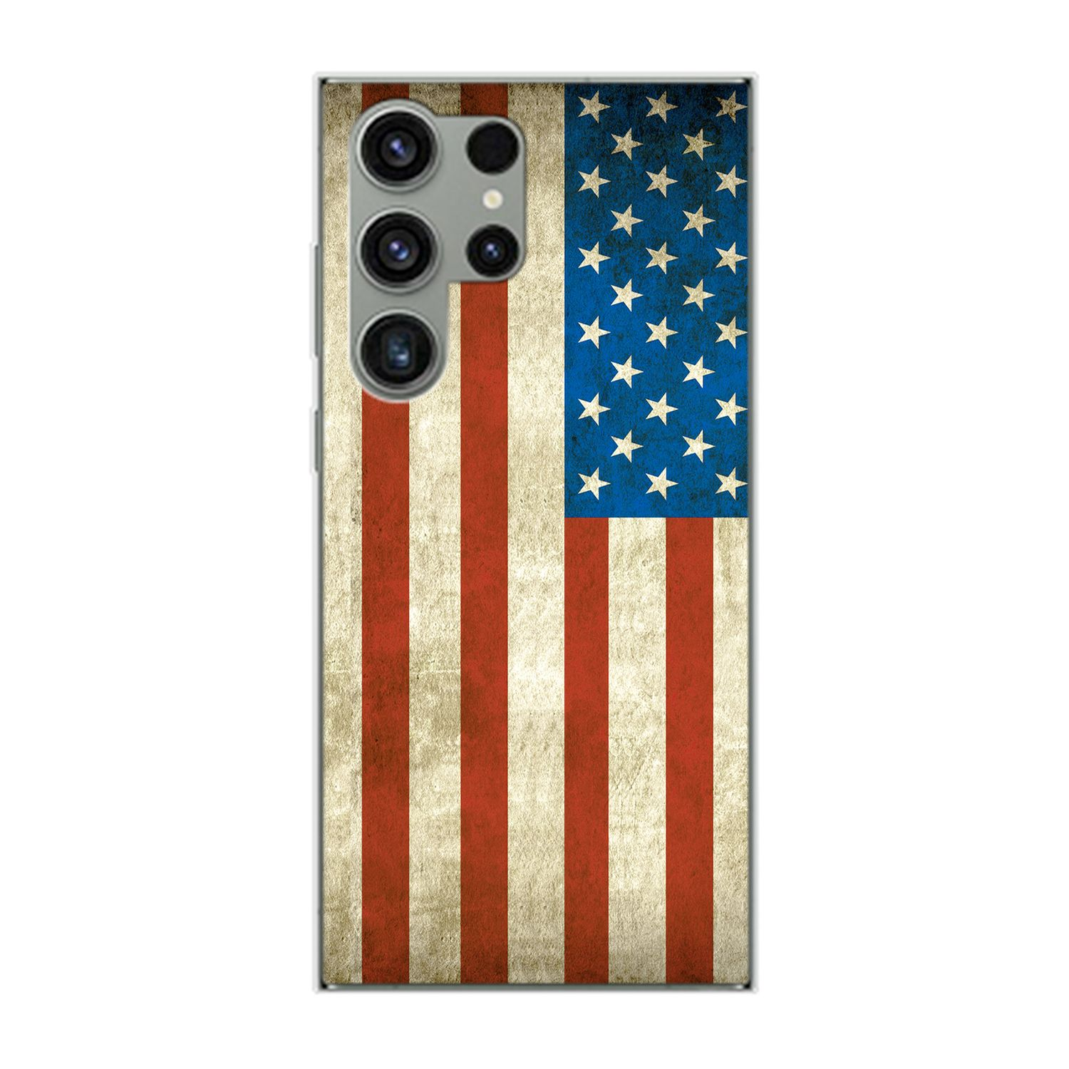 USA Case, DESIGN KÖNIG Backcover, Ultra, Flagge S23 Samsung, Galaxy